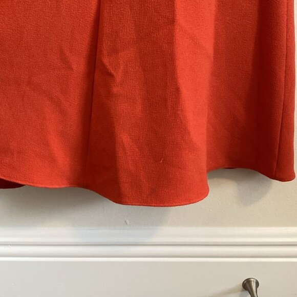 Dress the Population Monroe Side Slit Gown  Poppy Orange Size Large - Picture 7 of 10